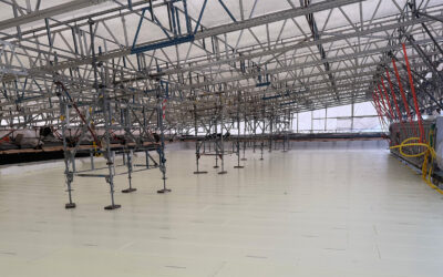 Arbete på Lintavägen i Bromma